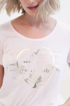 T-Shirt Sheila Rose Pastel Femme*CAROLL Outlet