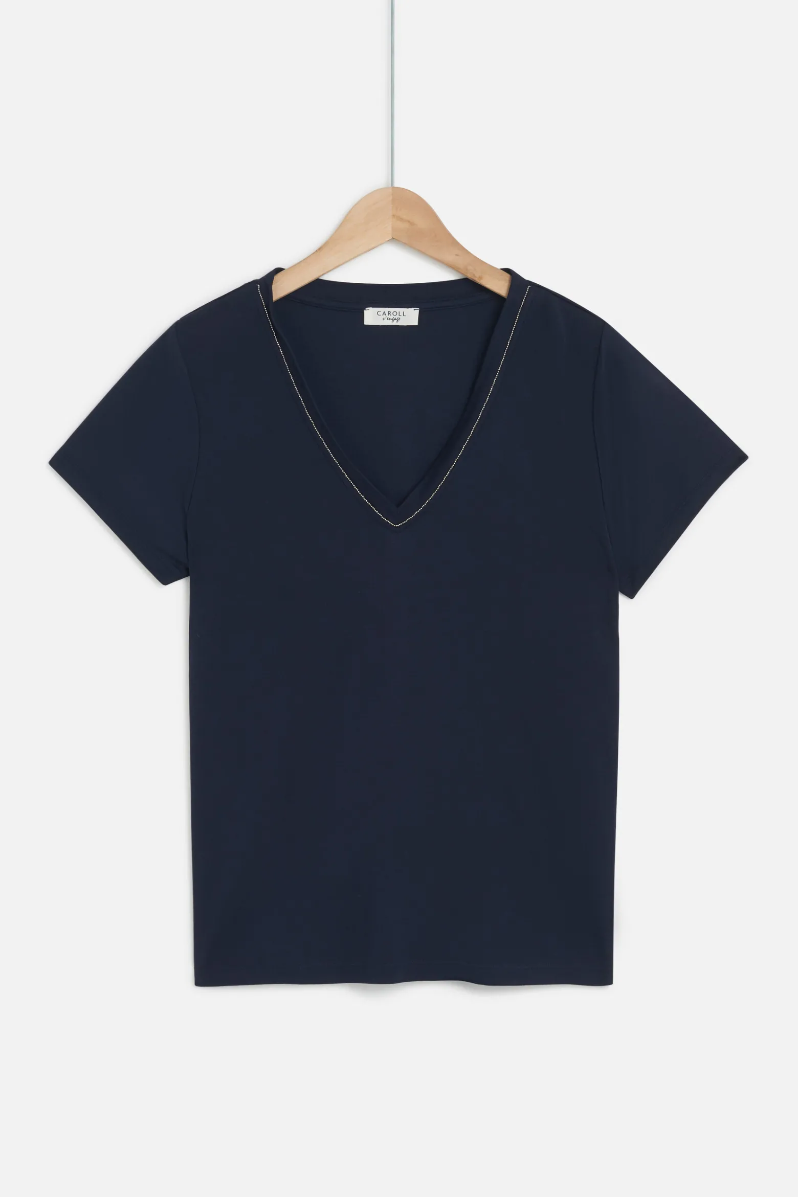 T-Shirt Taylor Bleu Marine Femme*CAROLL Shop