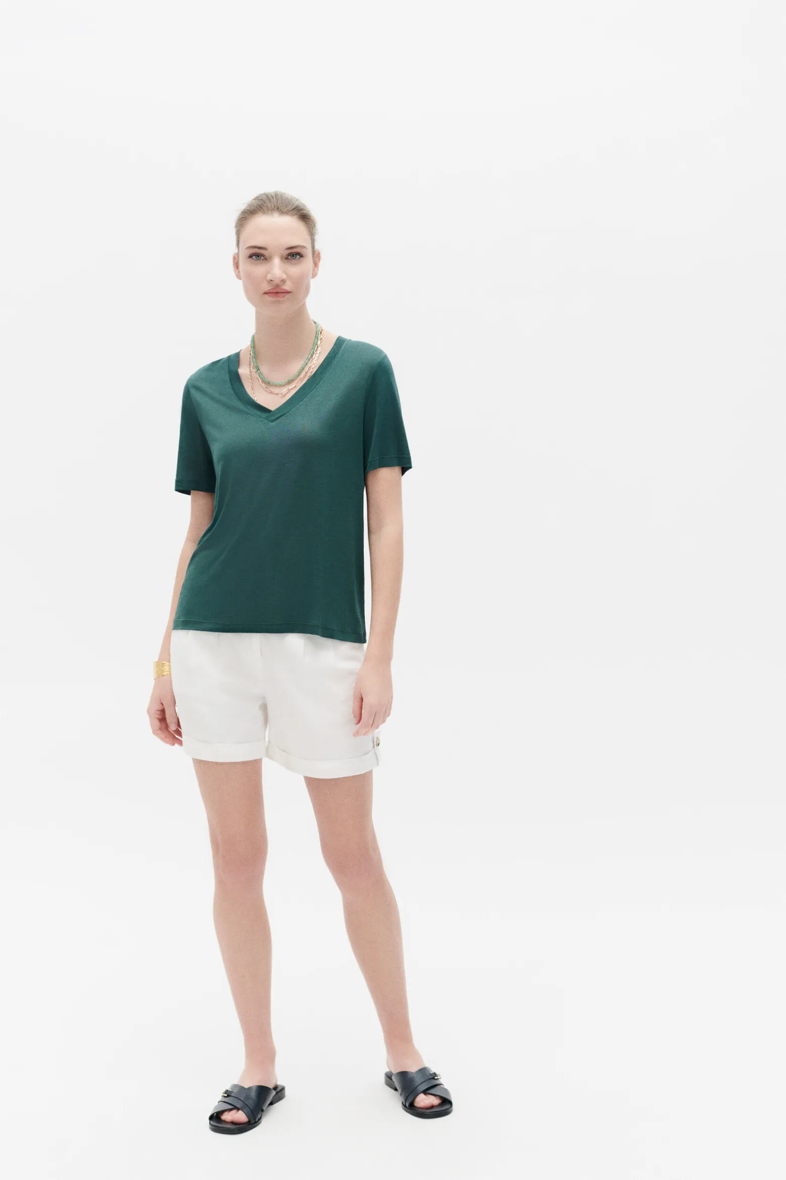 Tshirt Tini Bleu Turquoise Femme*CAROLL Shop