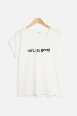Tshirt Tolivia Blanc Femme*CAROLL Discount