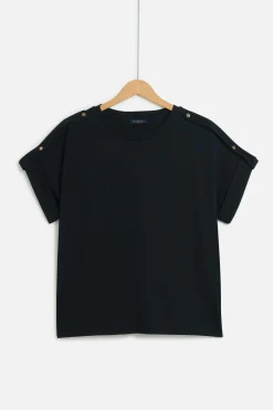T-Shirt Tonie Noir Femme*CAROLL Best