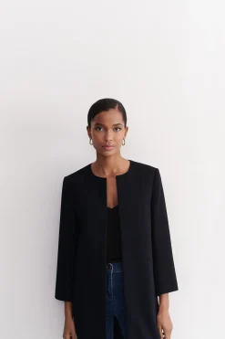 Veste Longueur Midi Et Coupe Structuree. Femme*CAROLL Cheap