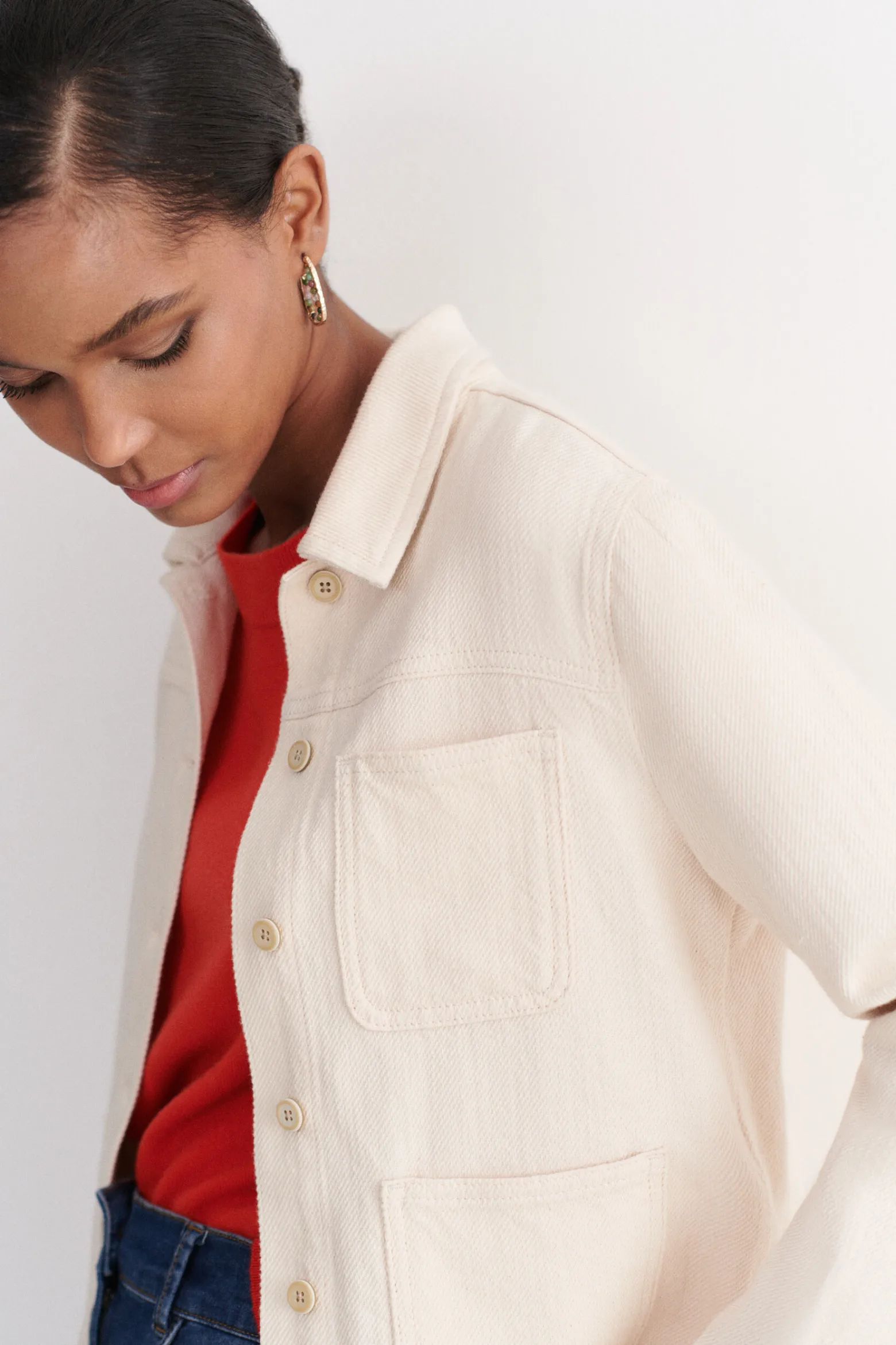 Veste Minata Ecru Femme*CAROLL Cheap
