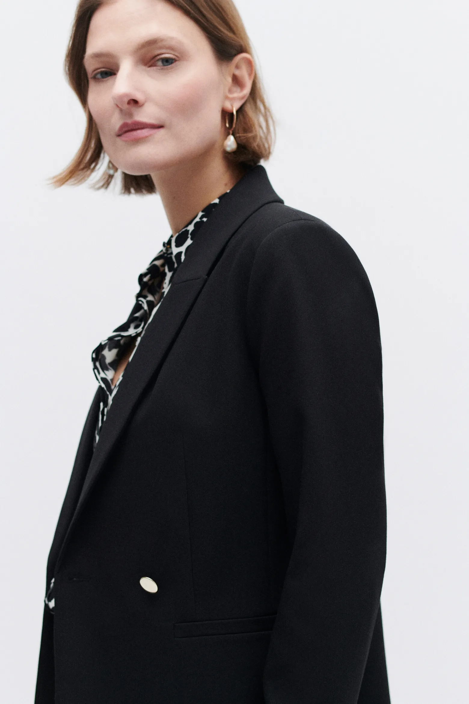 Veste Octavie Double Boutonnage Noir Femme*CAROLL Best
