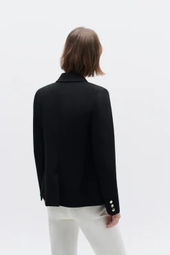 Veste Octavie Double Boutonnage Noir Femme*CAROLL Best